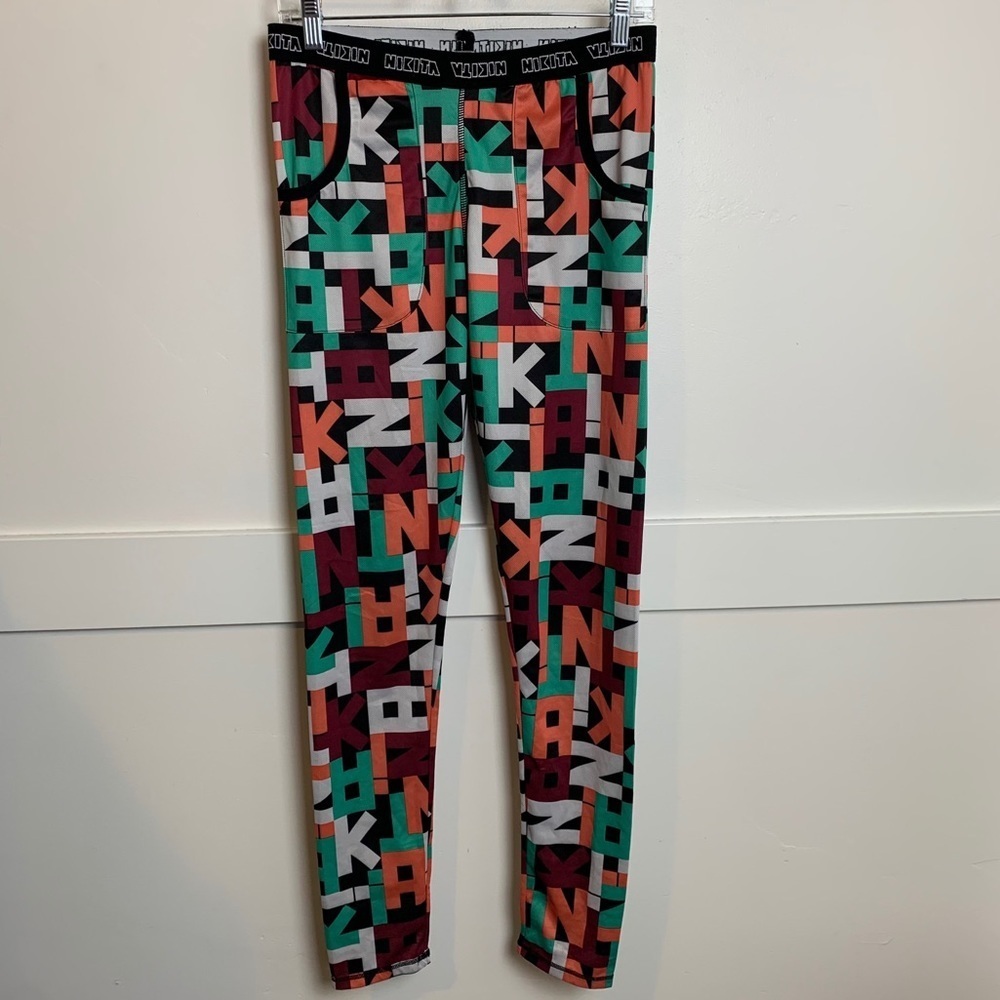 Nikita Multicolor Logo Leggings With Pockets